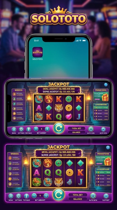 Cuplikan layar menu unduhan solototo untuk perangkat Android